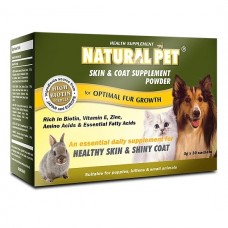Natural Pet Skin & Coat Supplement Powder 3g x 30 Sachets, 980926, cat Supplements, Natural Pet, cat Health, catsmart, Health, Supplements